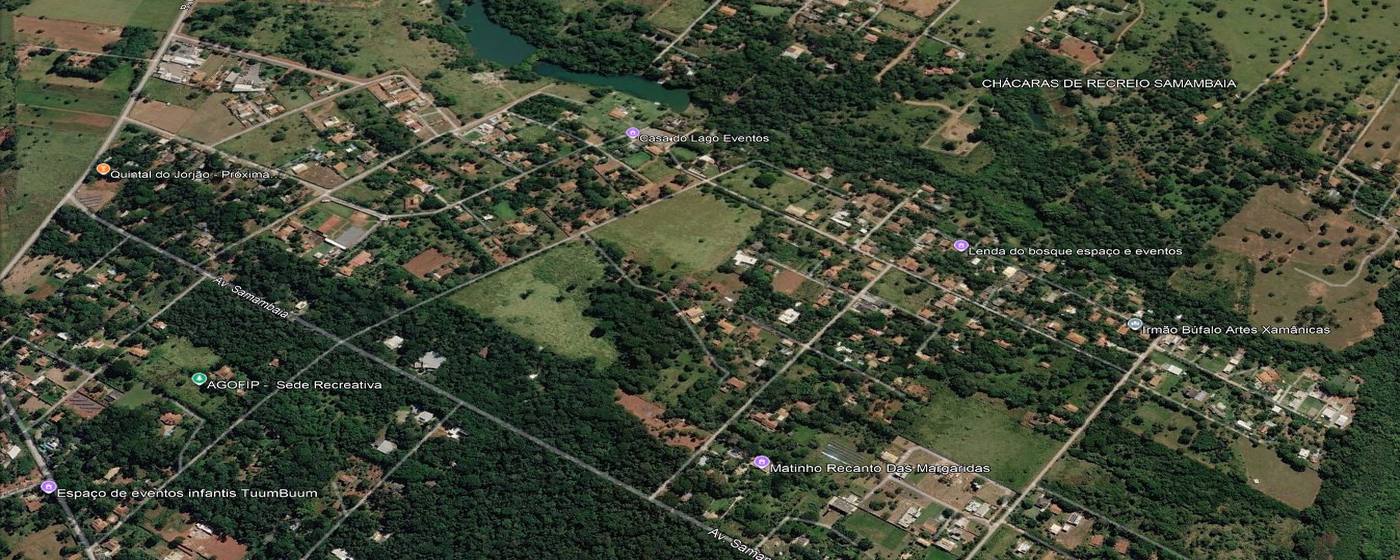 Chácaras de Recreio Samambaia — vista aérea